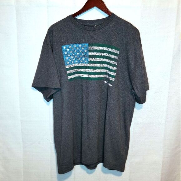 Columbia American Flag Tee Size XL - Picture 1 of 8